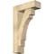 Ekena Millwork Merced Block Rough Sawn Bracket w/ Offset Brace, Douglas Fir, 6"W x 18"D x 30"H BKT0604X18X30MRC05RDF - alternate 1